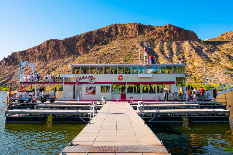 Canyon Lake Marina Campgrounds & The Dolly Steamboat Arizona